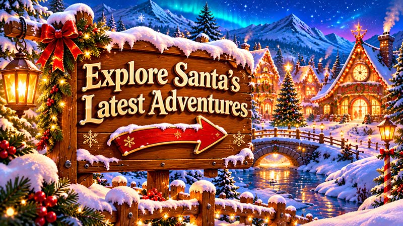 Explore Santa's Latest Adventures